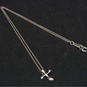 TIFFANY&Co Tiffany Elsa Peretti Small Cross SV925 Necklace